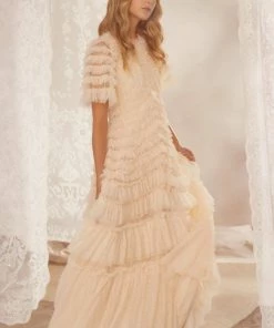 Needle & Thread Holding LTD Willow Ruffle Gown