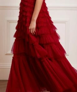 Needle & Thread Holding LTD Willow Ruffle Gown Womenswear