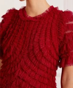 Needle & Thread Holding LTD Willow Ruffle Gown Womenswear