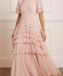 Needle & Thread Holding LTD Willow Ruffle Gown Womenswear