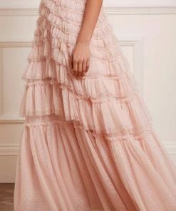 Needle & Thread Holding LTD Willow Ruffle Gown Womenswear